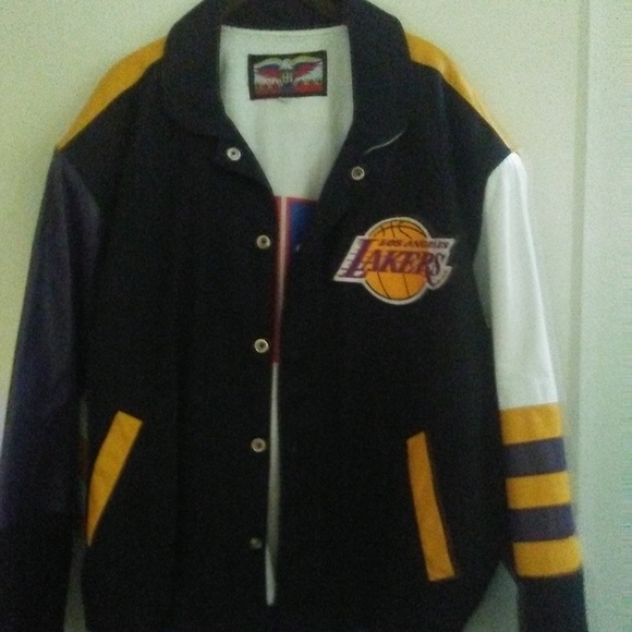 Lakers Mixed Media Jacket Men's XL